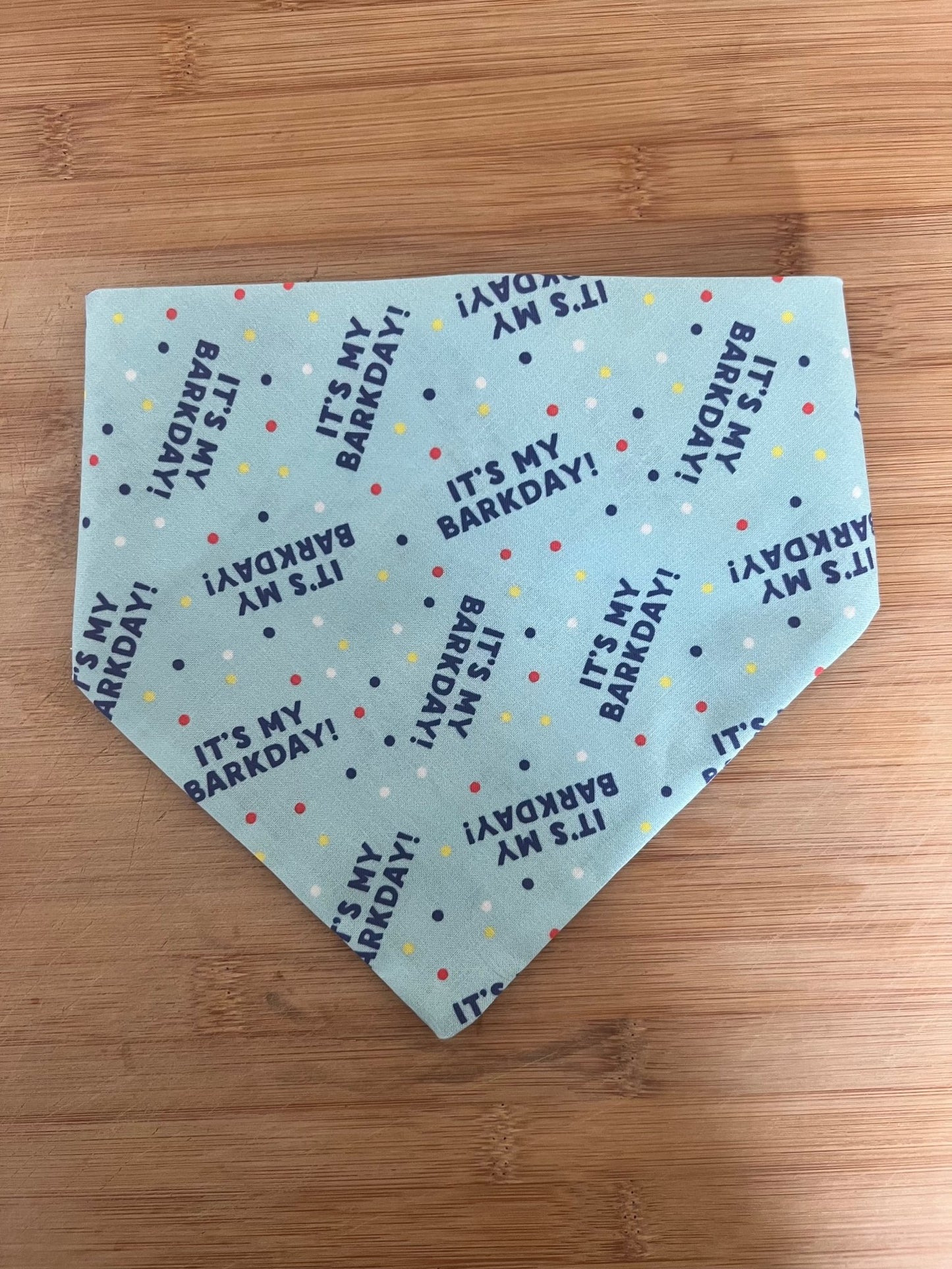 “Barkday” Bandanas - “Barkday” - The Dotty Dog Co