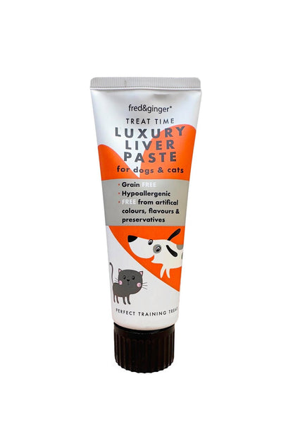 Fred & Ginger Luxury Paste | Salmon | Liver - Dog Paste - The Dotty Dog Co