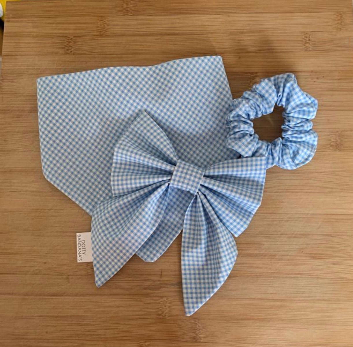 Gimmie Gingham Blue - The Dotty Dog Co