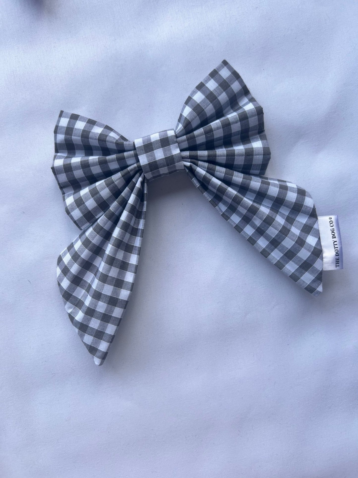 Gimmie Gingham Grey - The Dotty Dog Co
