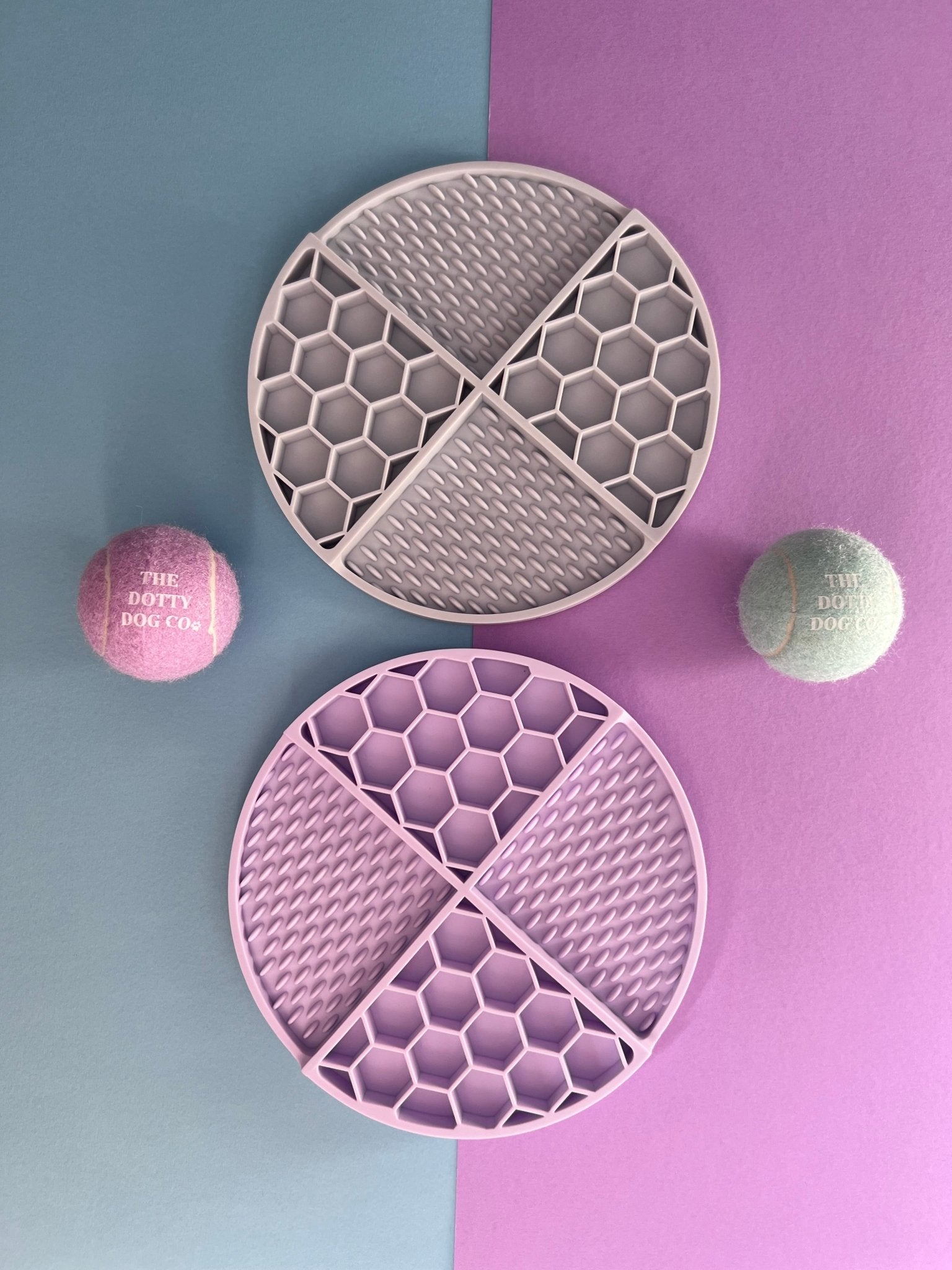 Pastel Hexagon Lick Mat - The Dotty Dog Co