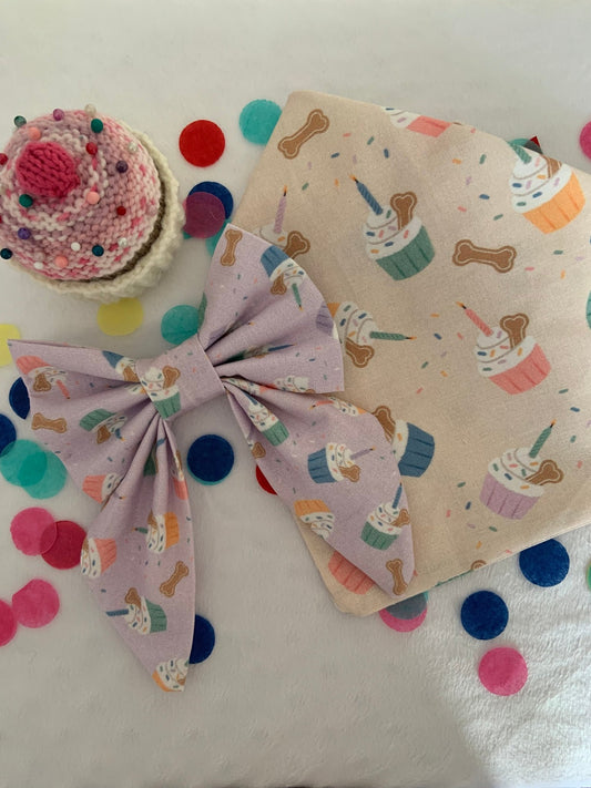 “Pupcakes” Bows - “Pupcakes” - The Dotty Dog Co